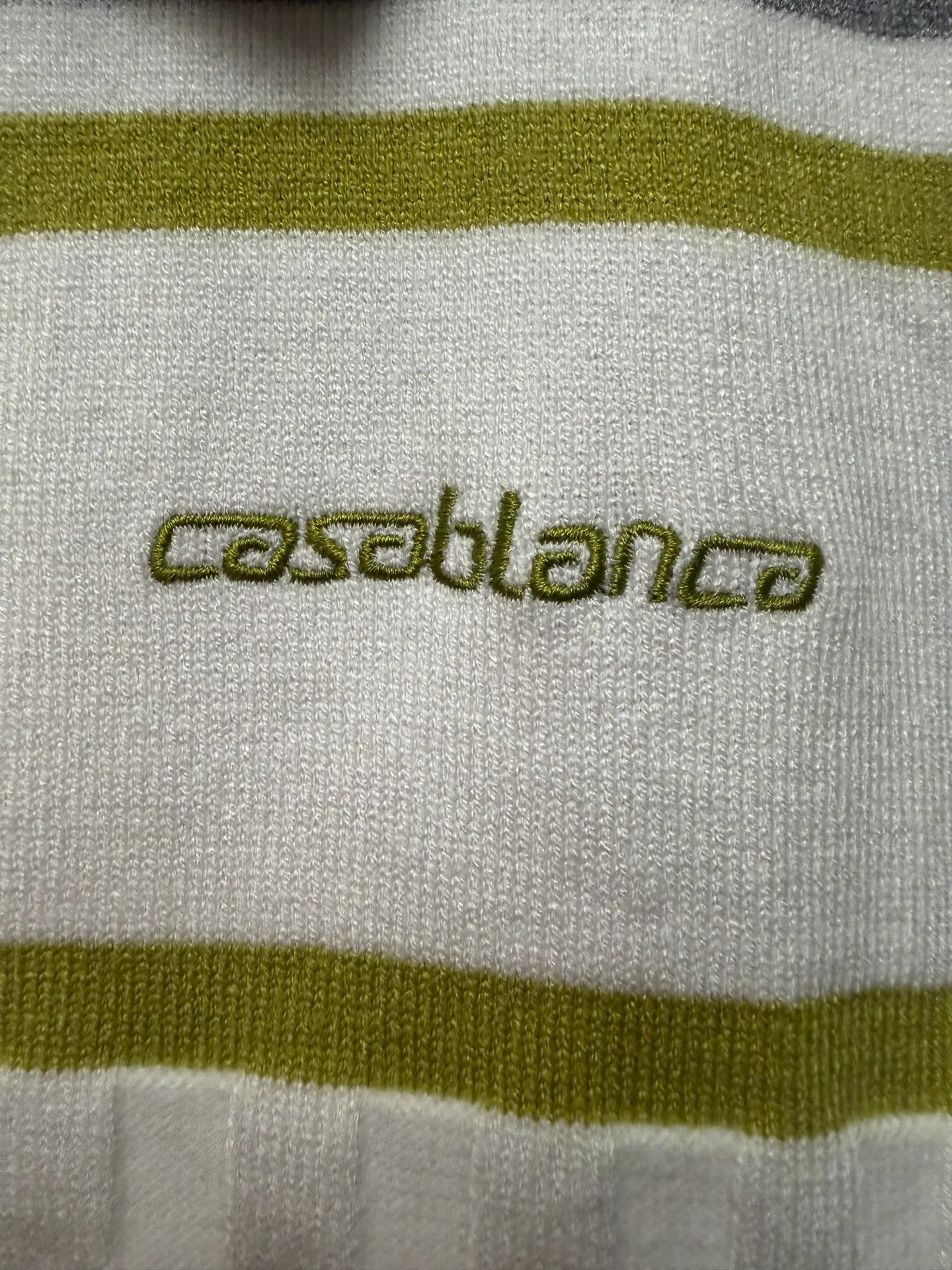 Casa Blanca Casa Blanca contrasting patchwork knitted suit Size: S M L XL